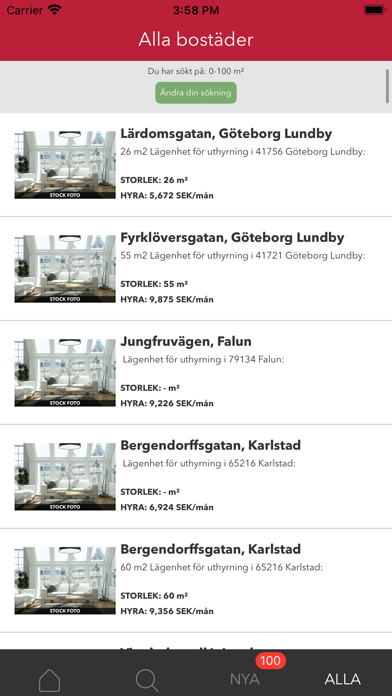 Hyresbostad Appen Screenshot