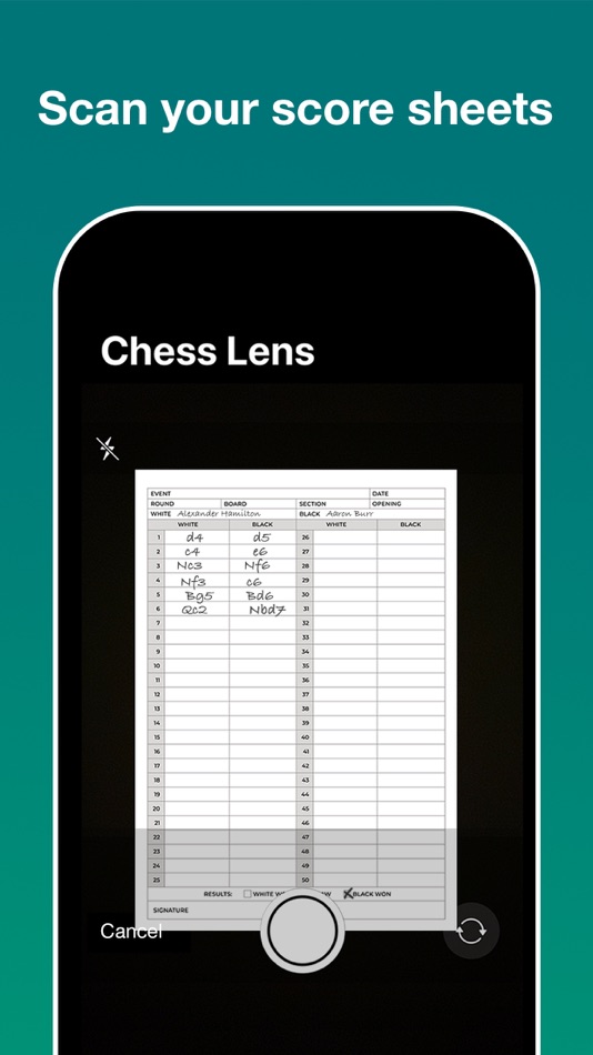 #1. Chess Lens.ai (iOS) 来自: Alexander Hamilton