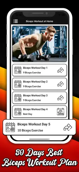 Game screenshot Biceps Workout at Home apk