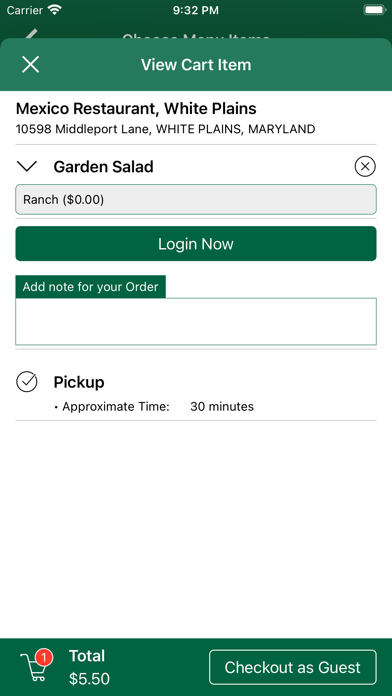 Mex Restaurant Screenshot