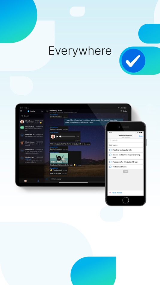 #4. Zenkit Chat (iOS) 由: axonic