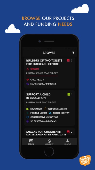 Street Kids Direct • Donor Screenshot