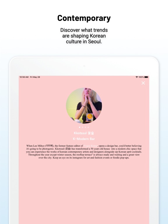 Peach Seoul - Local Travel iPad screenshot 4 - Travel app