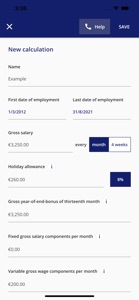 Damsté - Transition fee screenshot #2 for iPhone