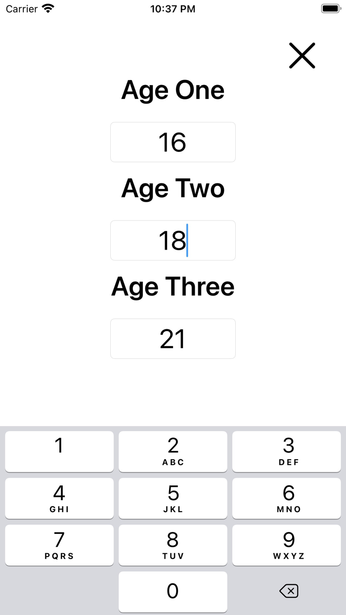 Simple Age Calculator