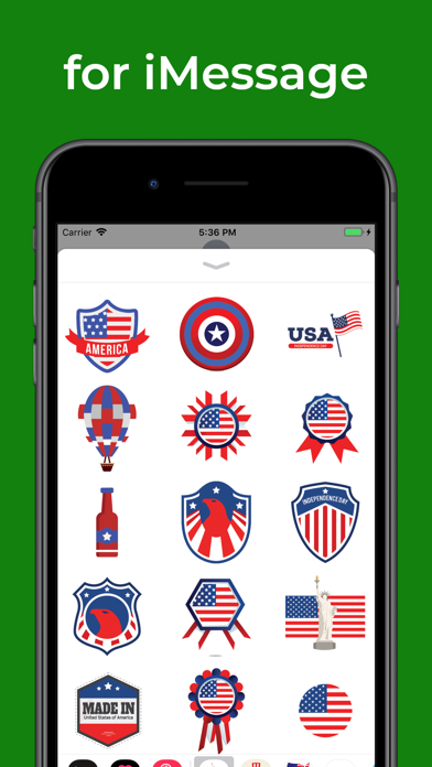 USA Stickers 4th of July emoji Screenshot