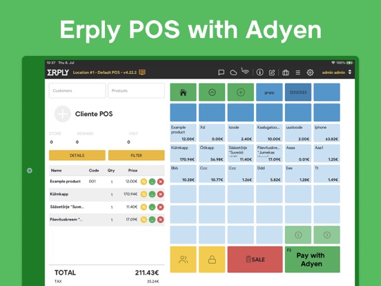 Screenshot #4 pour Point Of Sale & Adyen