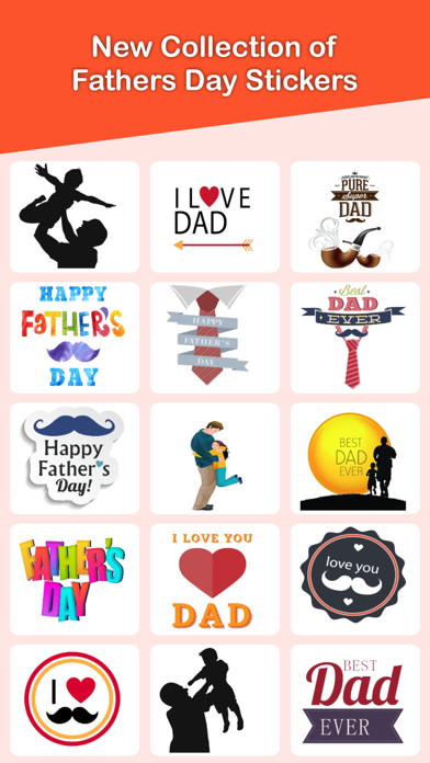 Fathers Day Emojis Screenshot