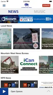 wyoming public media app iphone screenshot 2