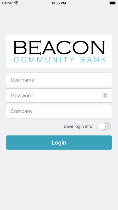 Beacon Mobile Business Deposit Screenshot