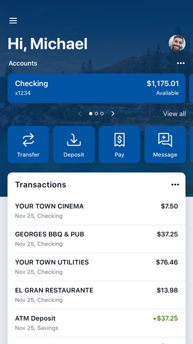 United Local Credit Union Screenshot