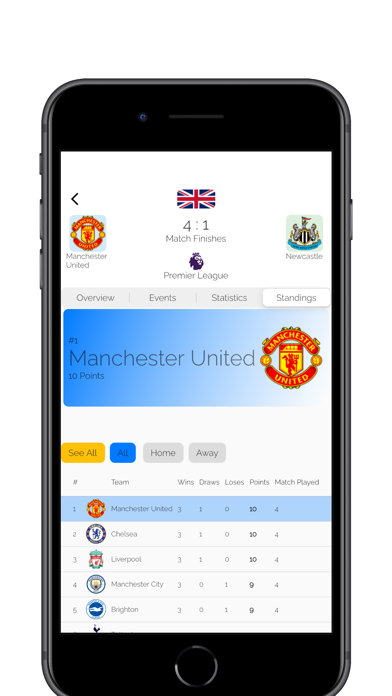 FootballDL - Live Soccer Stats Screenshot