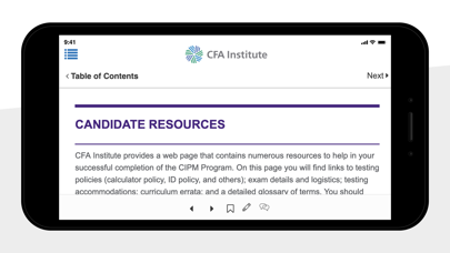 CFA Institute Learning Screenshot
