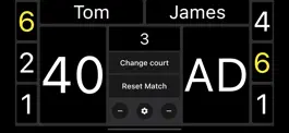 Game screenshot Simple Tennis Scoreboard apk