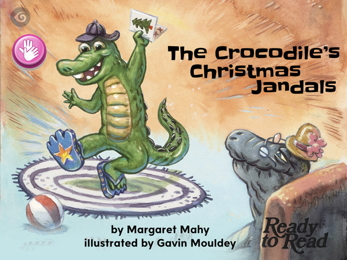 Crocodiles Christmas Jandals