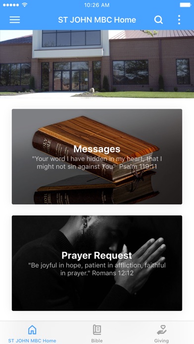 St John Missionary Bapt Church Screenshot