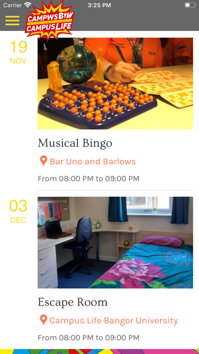 Bangor University Campus Life Screenshot