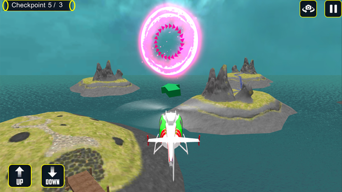 Flying Superhero Helicopter 3D
