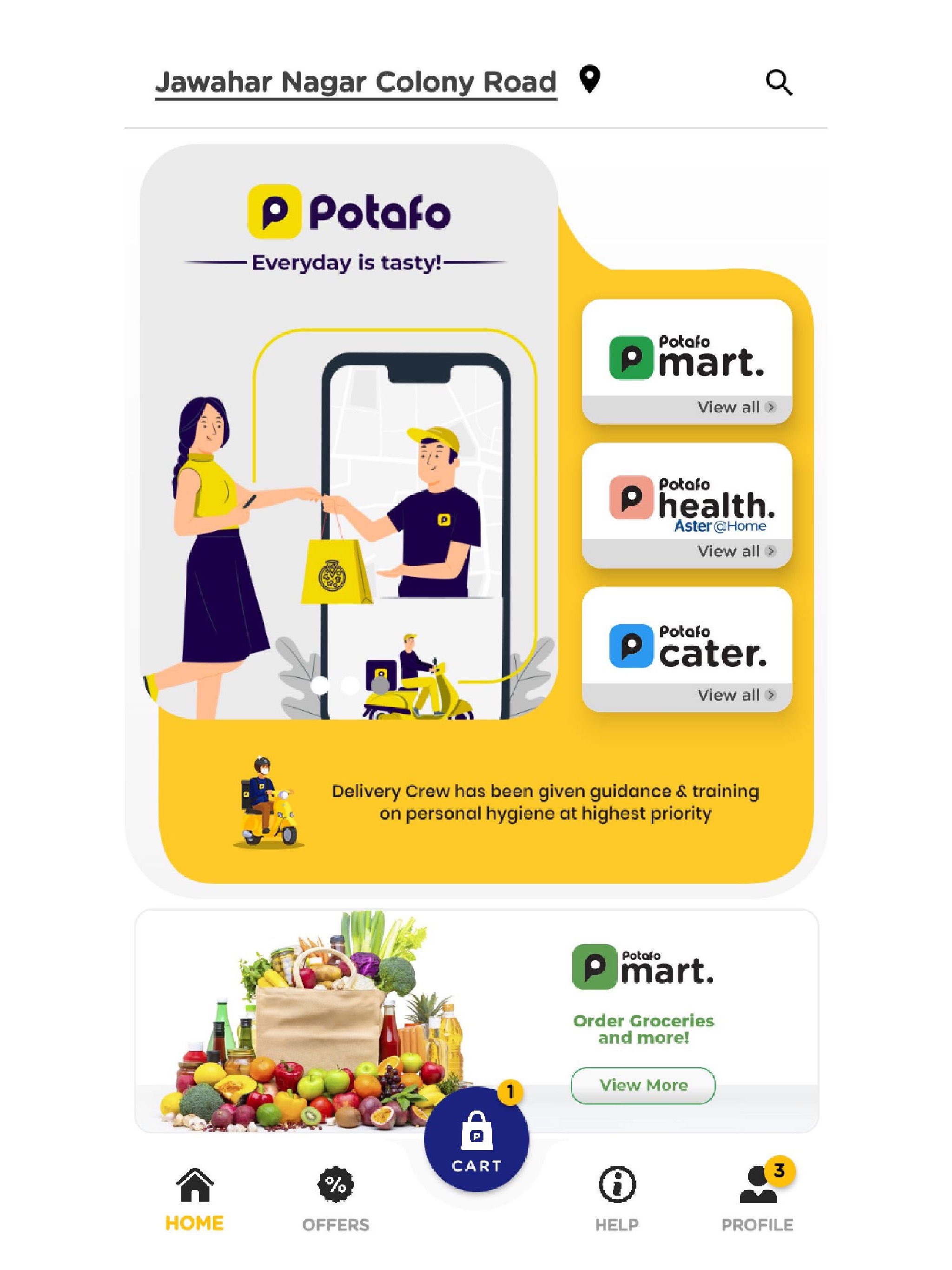 POTAFO-Online Food Deliveryのおすすめ画像2