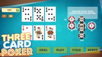 Three Card Poker Mania Screenshot