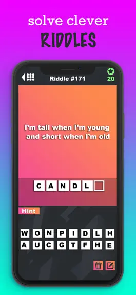 Game screenshot Riddles Puzzle Game IQ Test hack