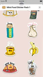 mimi food sticker pack 1 iphone screenshot 2