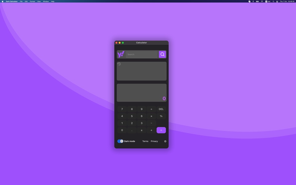 #1. Dark Calculator (macOS) 由: Quantox Technology Doo Cacak