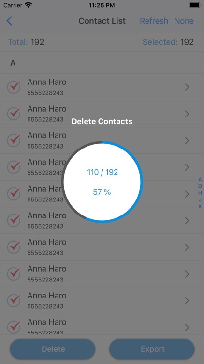 Contact Backup - Share, Delete screenshot-7