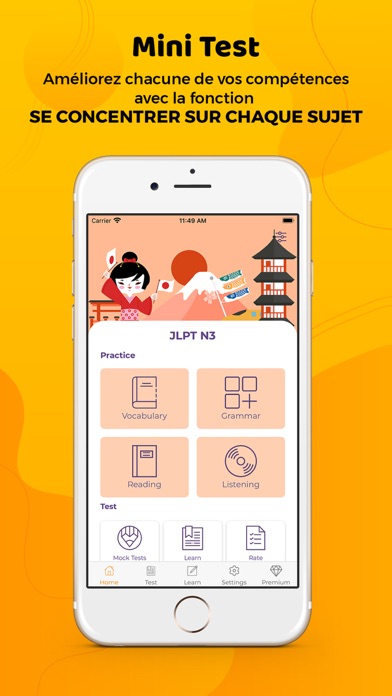 Screenshot #2 pour JLPT Pratique Du Test Japonais