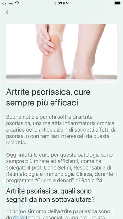 Humanitas Percorsi-Reuma Screenshot