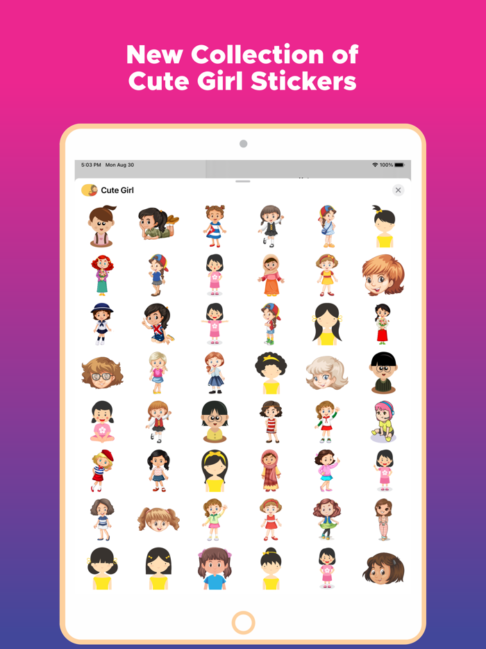Cute Girl Emojis