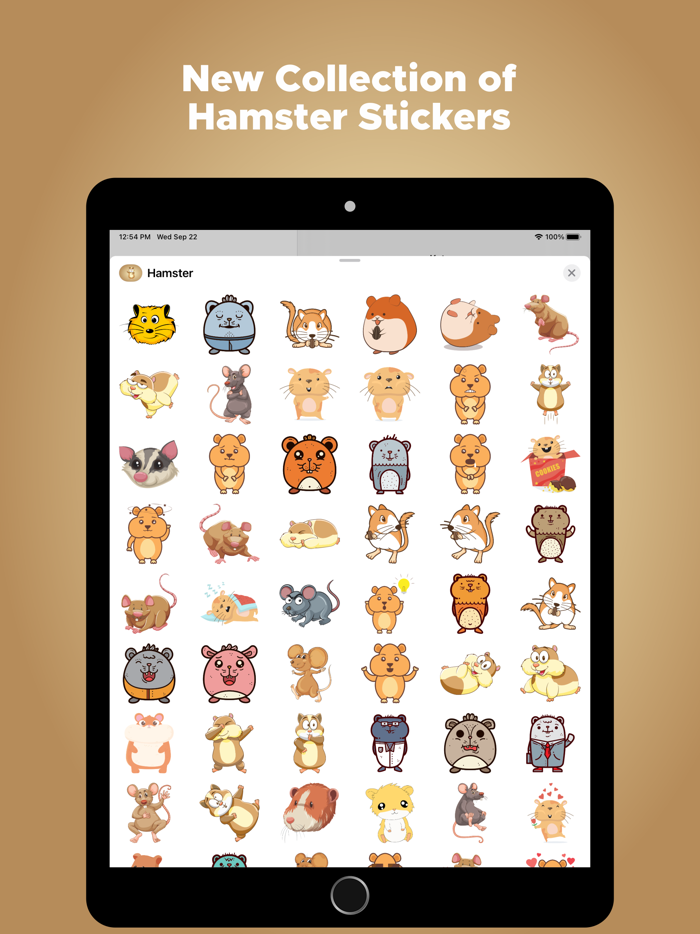 Adorable Hamster Stickers