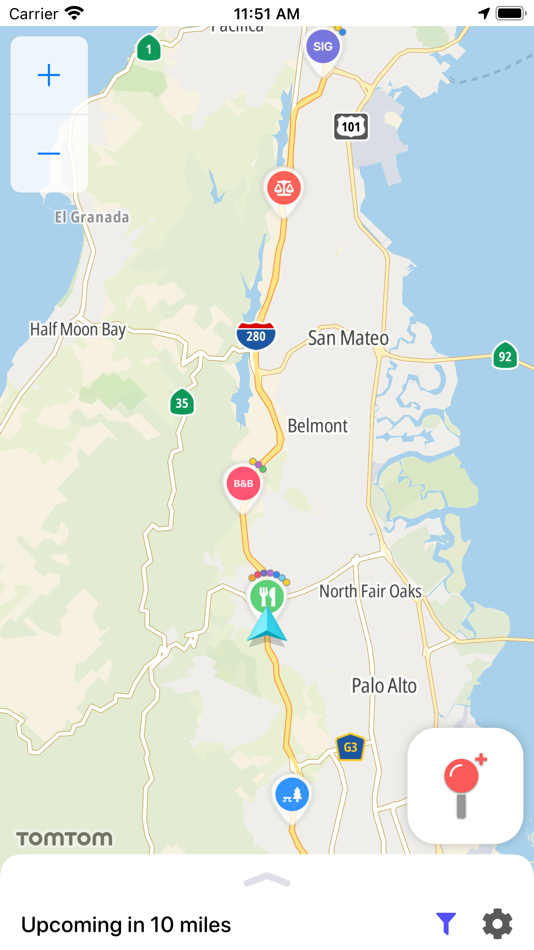 #5. OTR Places: Map & Stops (iOS) 由: Pin Traveler LLC