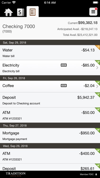 Tradition Business Mobile screenshot-4