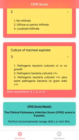 Game screenshot Pneumonia CPIS Score apk