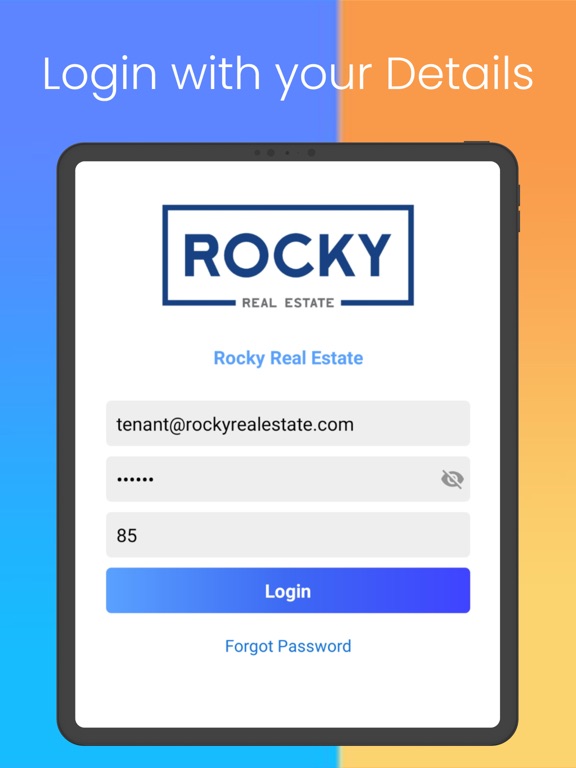 Rocky Real Estate iPad screenshot