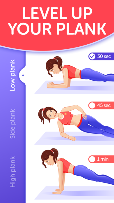 Plank Workout for Women Screenshot