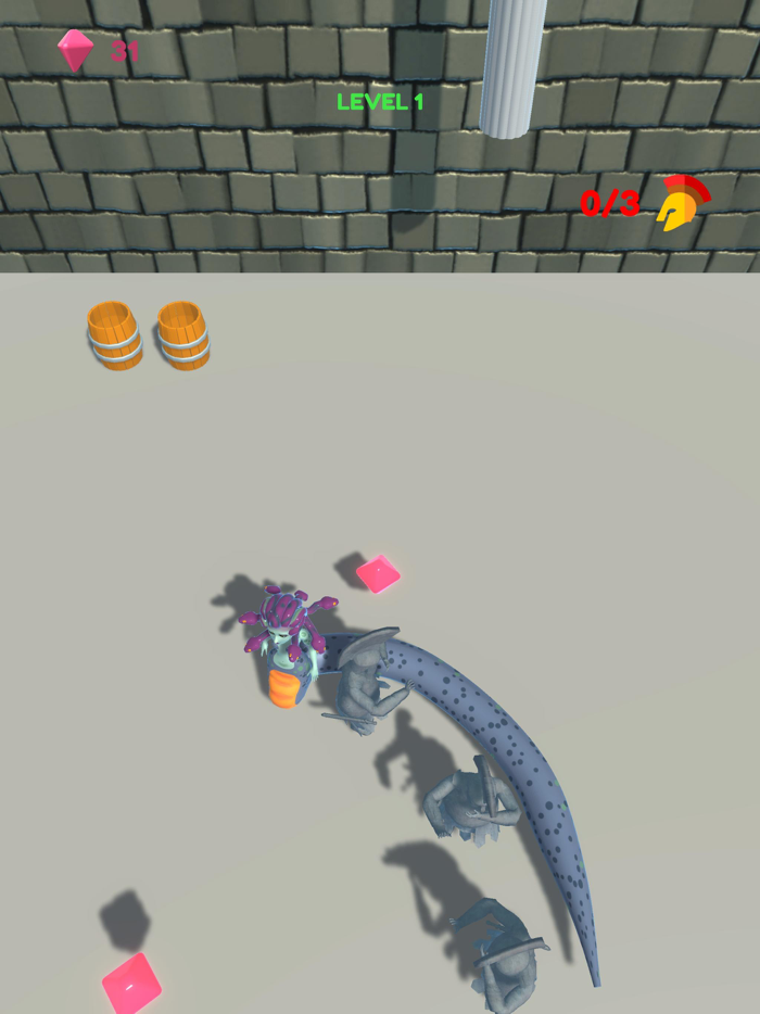 Medusa vs Spartans 3D