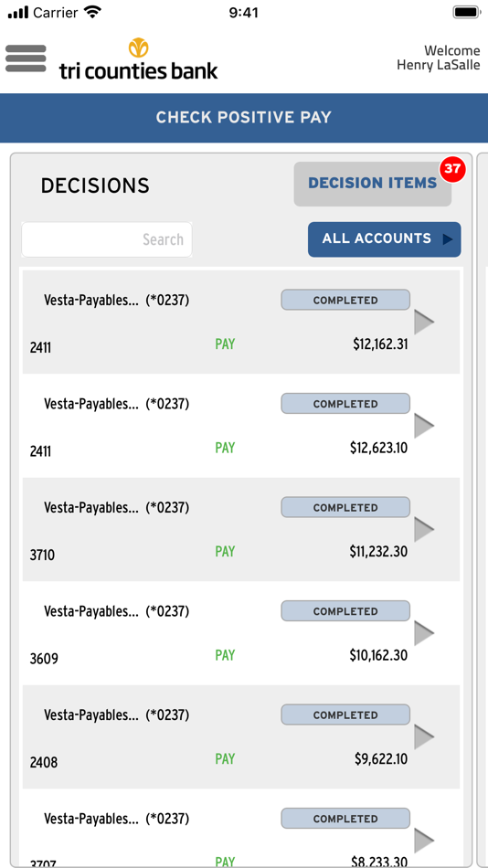 #4. Trico Business (iOS) Podle: Tri Counties Bank