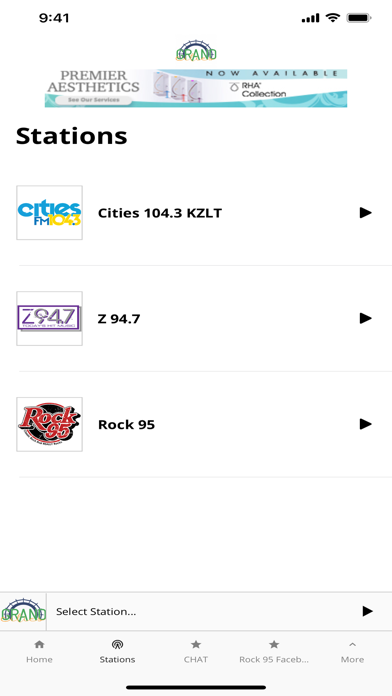 Grand Cities 104.3-Rock95-Z94 Screenshot 2 - AppWisp.com Grand Cities 104.3-Rock95-Z94 Screenshot 2 - AppWisp.com