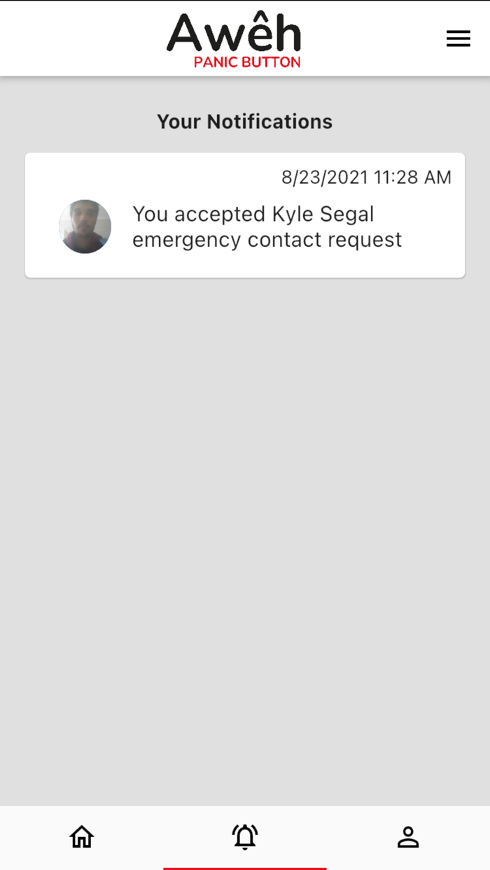 Awêh Panic Button