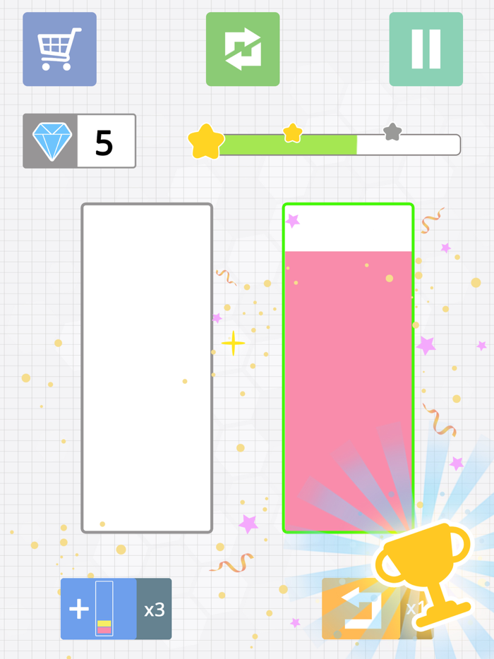 Liquid puzzle  sort the color