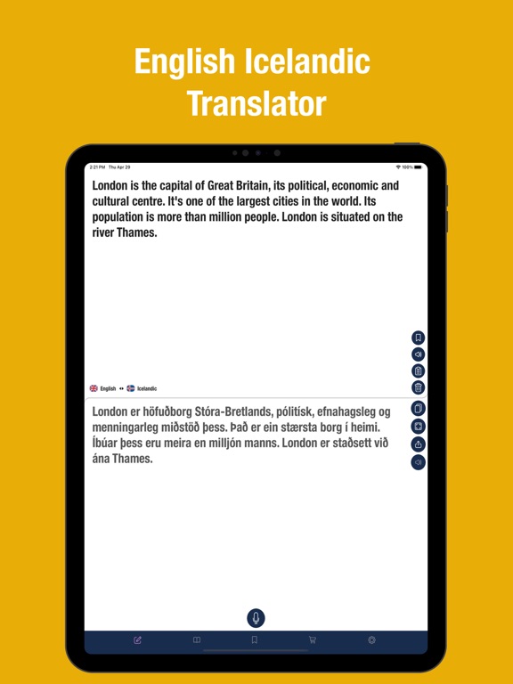 Screenshot #4 pour English Icelandic Translator