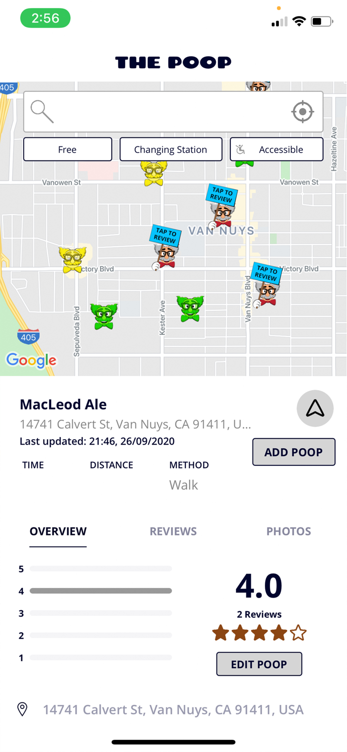 The Poop - Bathroom Finder