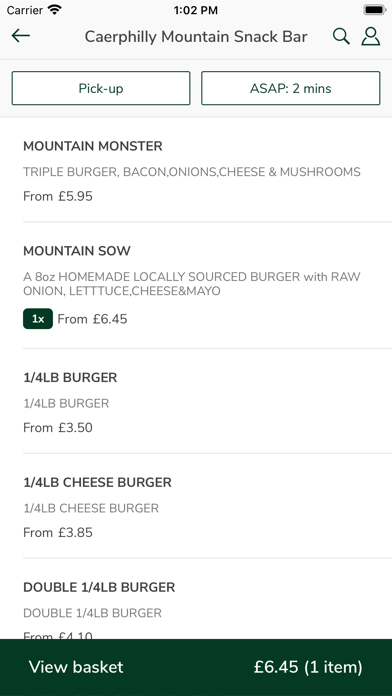 Mountain Snack Bar Caerphilly Screenshot