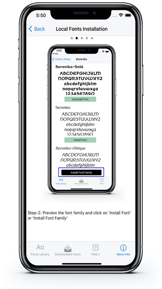 #2. FontInstaller Install any font (iOS) 由: SOWJANYA ALLA