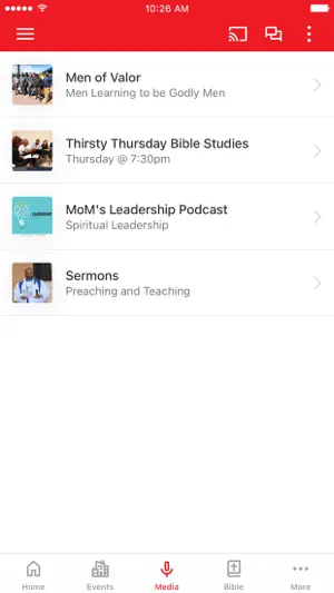 Moministries screenshot 2