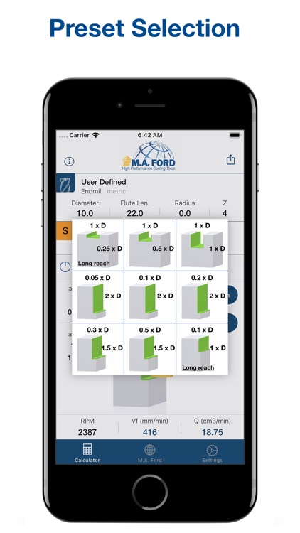 M.A. Ford Machining Calculator screenshot-4