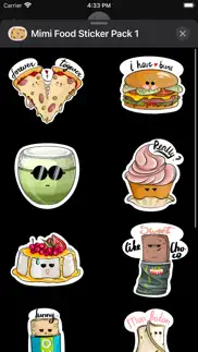 mimi food sticker pack 1 iphone screenshot 4