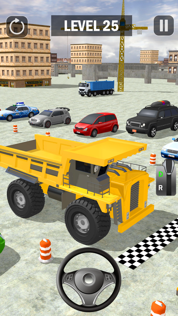 Excavator Truck Parking 3D